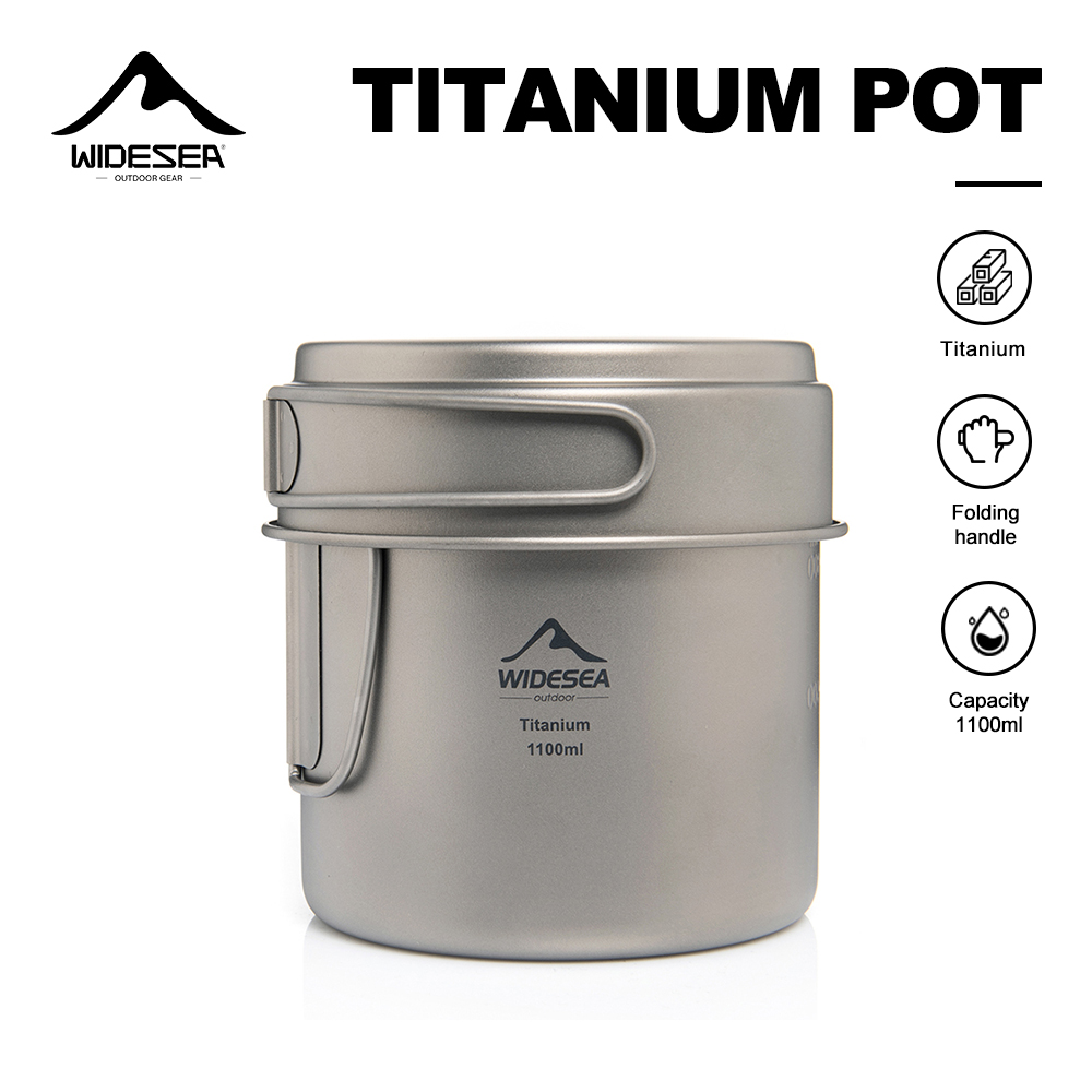 Camping Cooking Books - Widesea Olla de camping ultraligera de