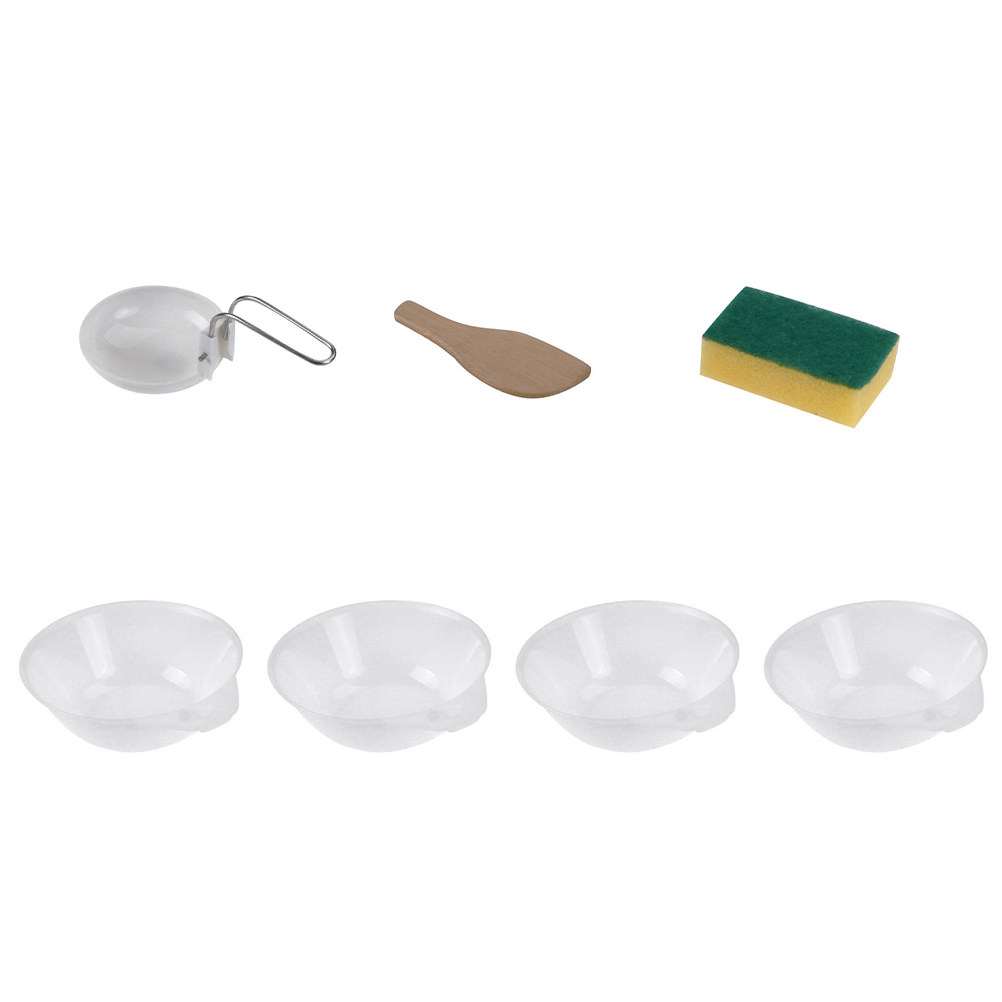 Camping Cooking Set Compact - Juego de vajilla compacto para acampar,