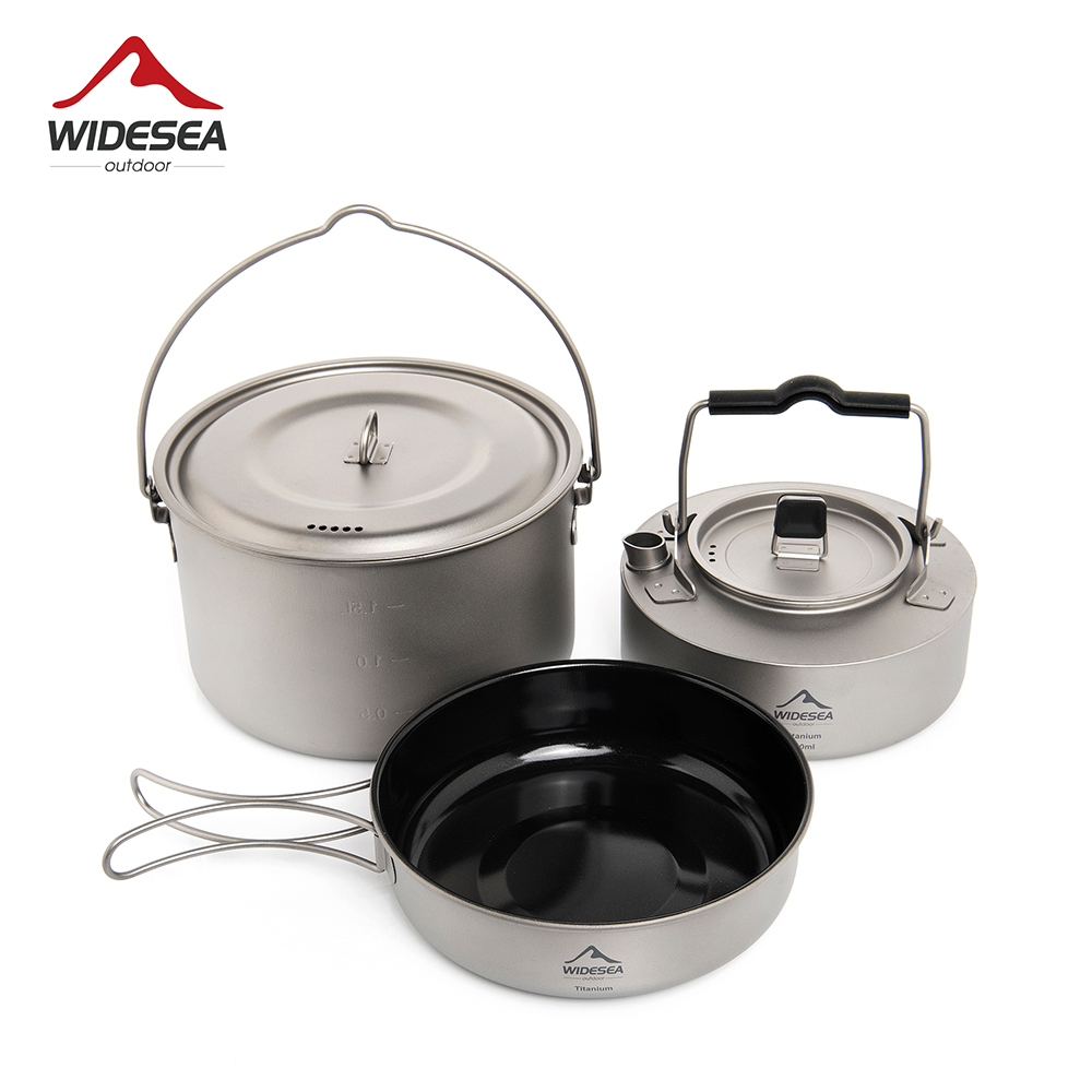 Camping Cooking Set Compact - Juego de Utensilios de Cocina Ultraligeros
