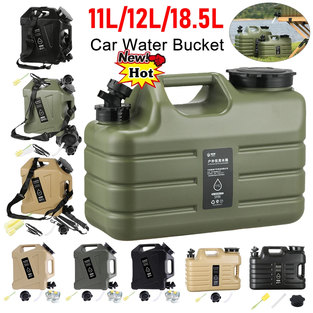 Camping Cooking And Drinking - Cubo de agua de 11/12/18,5l, cubo