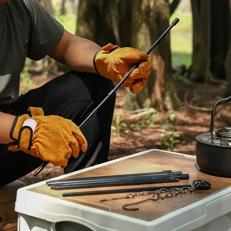 Camping Cooking Multi Tool - Trípode Grande para Fogatas al Aire