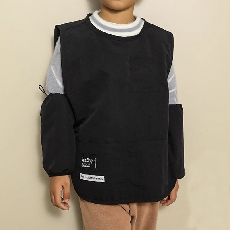 Camping Cooking And Drinking - Delantal ligero impermeable para niños con