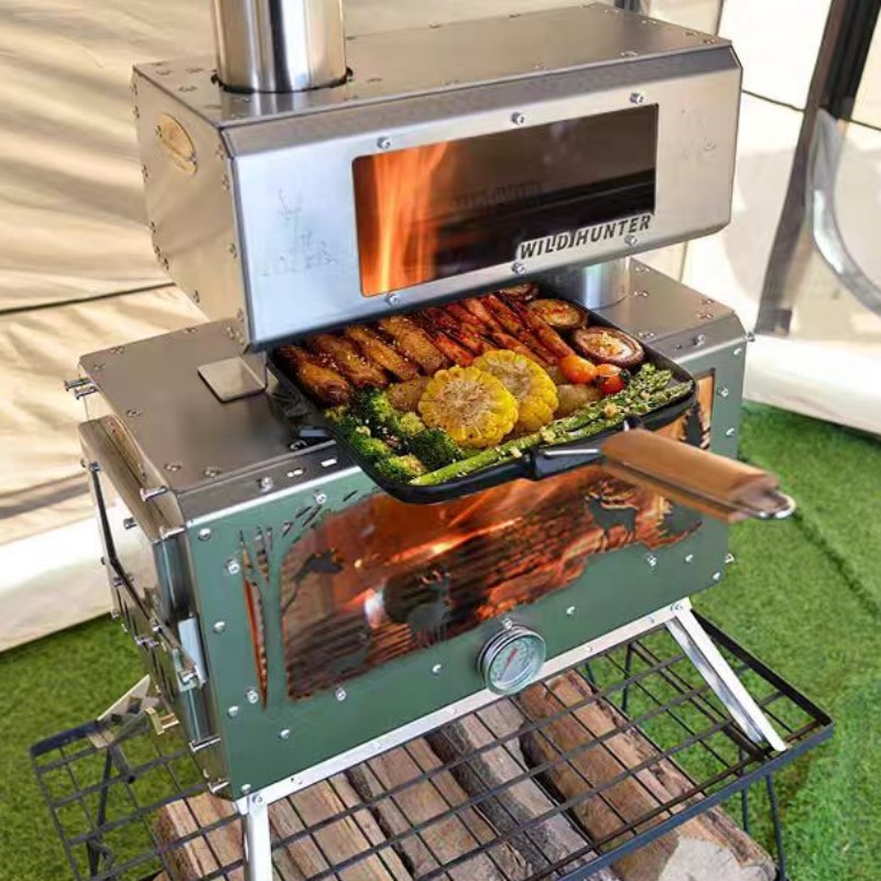Camping Cooking Area - Estufa de Leña para Camping con