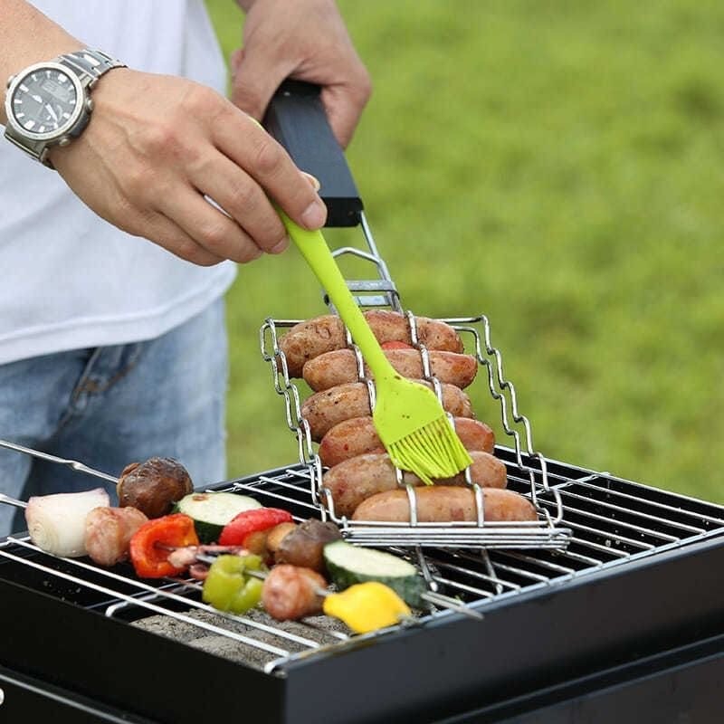 Camping Cooking Lightweight - Parrilla de barbacoa portátil para acampar,