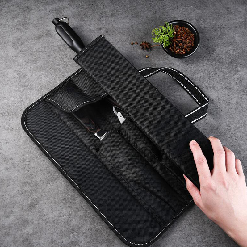 Camping Cooking Multi Tool - Bolsa Enrollable para Cuchillos de Tela