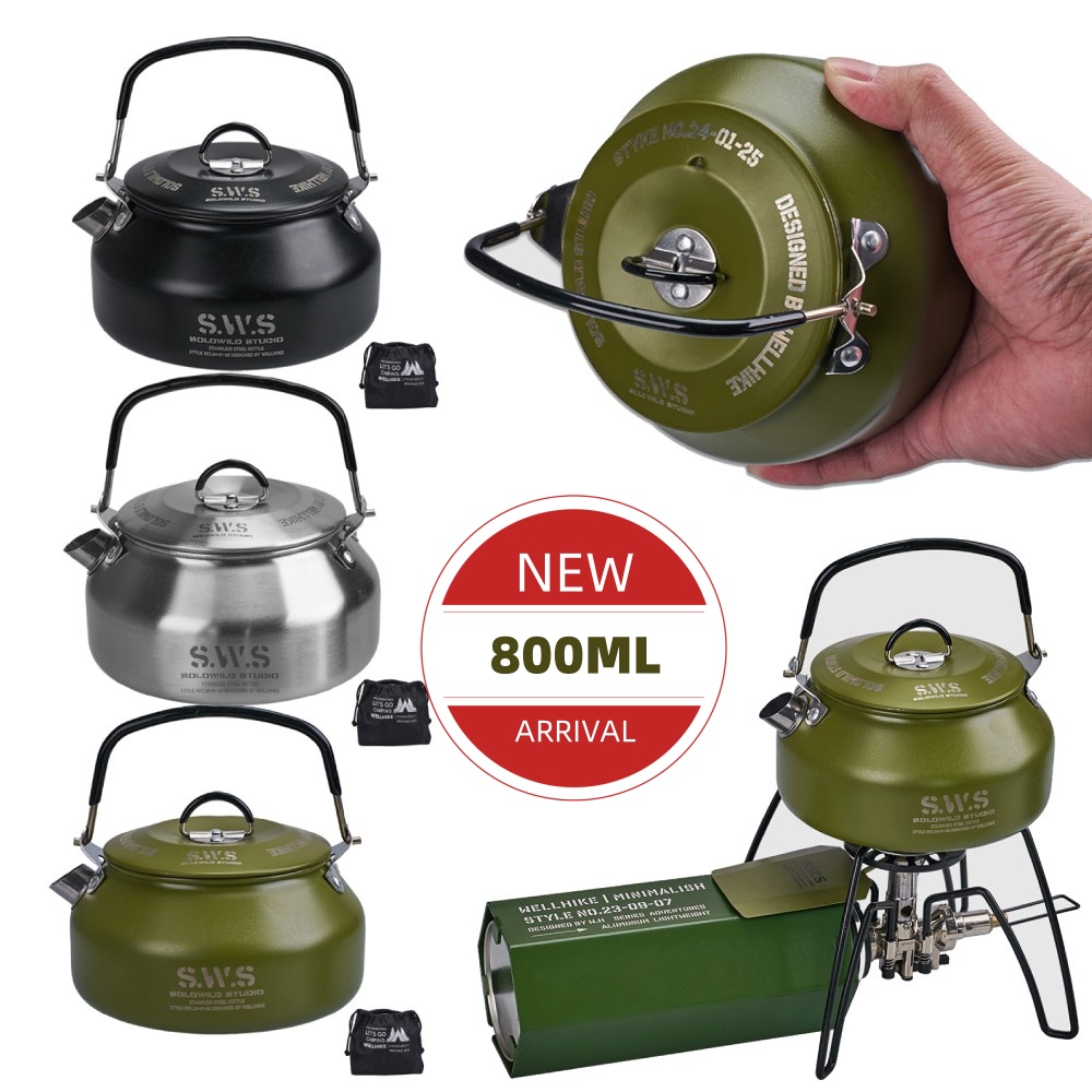 Camping Cooking Lightweight - Tetera para acampar al aire libre