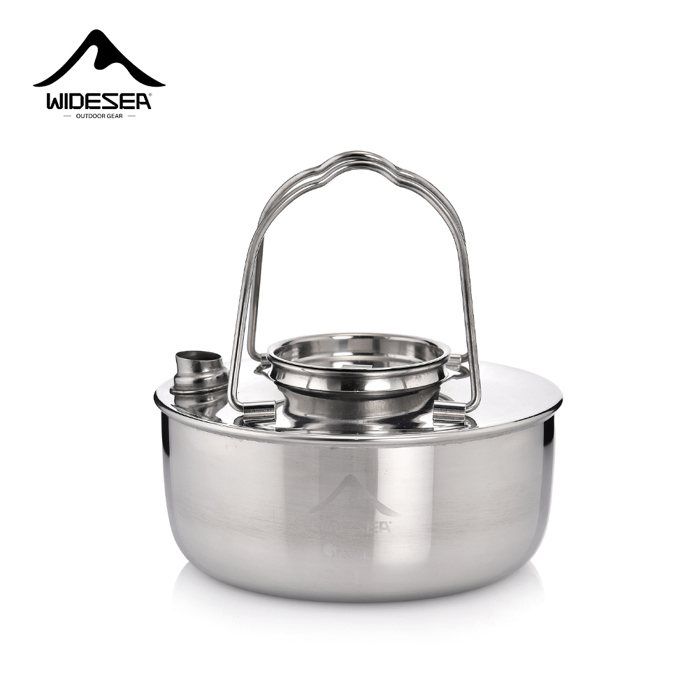 Camping Cooking Kettle - Widesea Camping al aire libre 1.7L