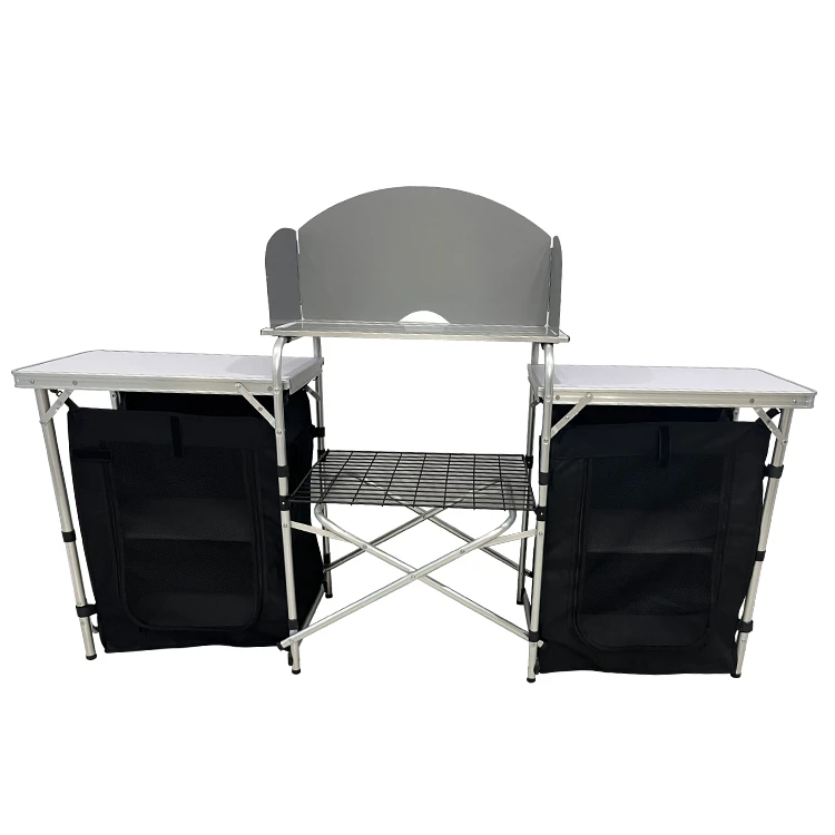 Camping Outdoor Cooking Table - Mesa de Cocina Plegable Portátil de