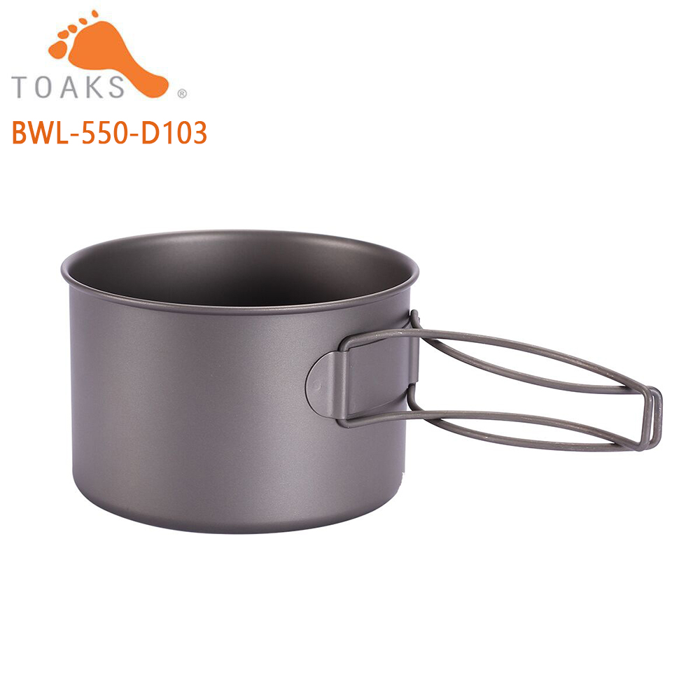 TOAKS-cuenco de titanio para a - Camping Cooking Books reseña y precio