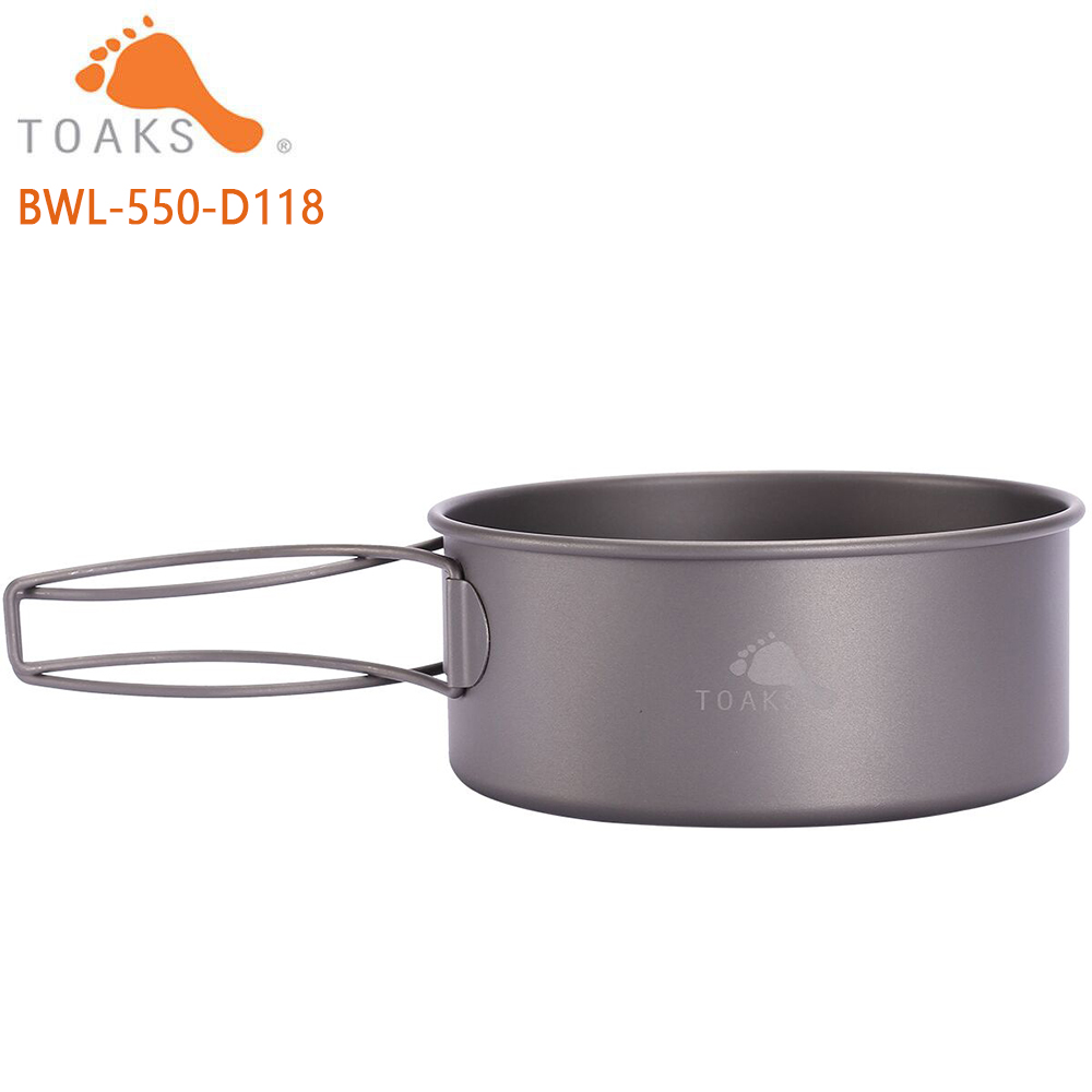TOAKS-cuenco de titanio para a - Camping Cooking Books reseña y precio