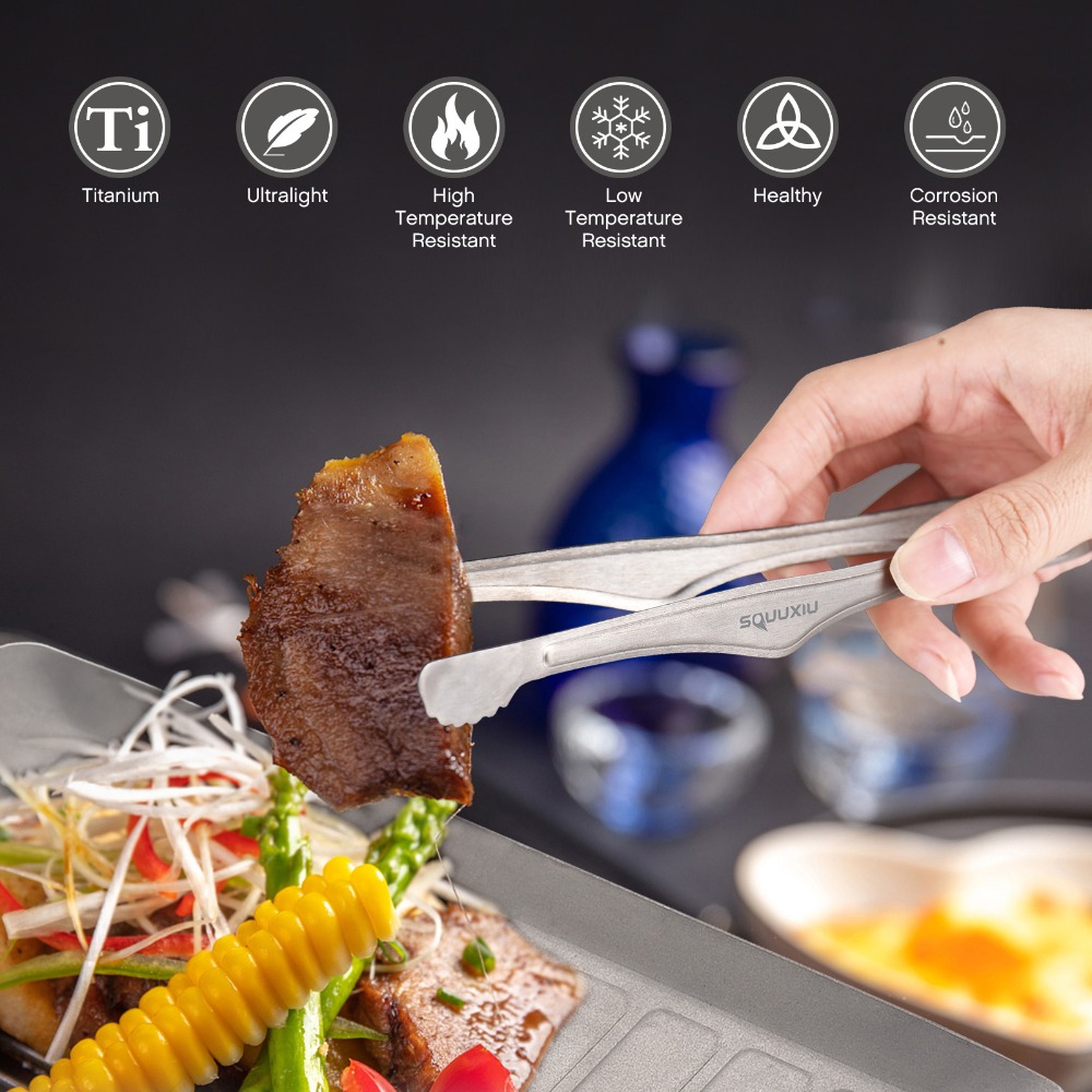 Sartén de titanio duradera par - Camping Cooking Lightweight reseña y precio