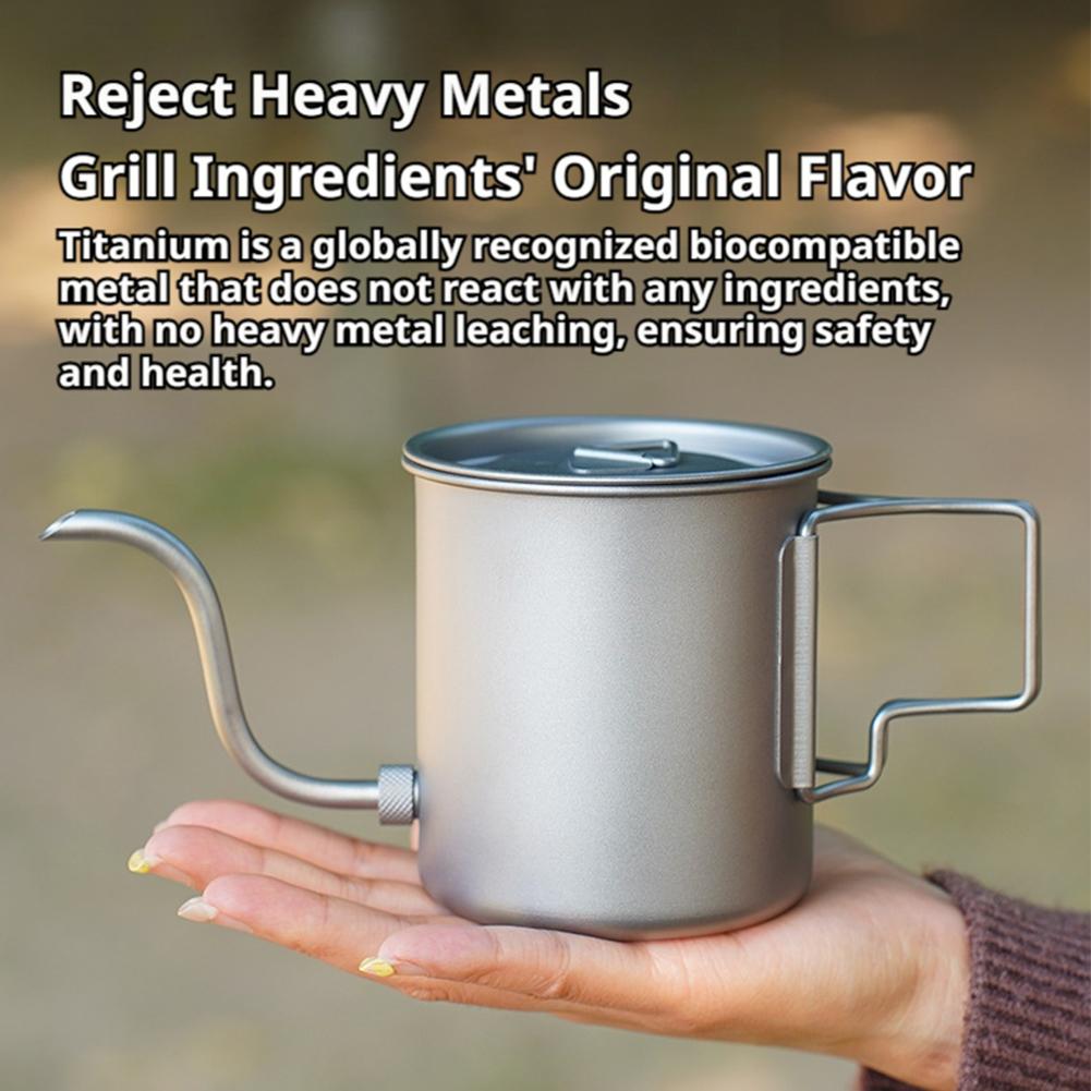 Cafetera de titanio ligera de  - Camping Cooking Lightweight reseña y precio