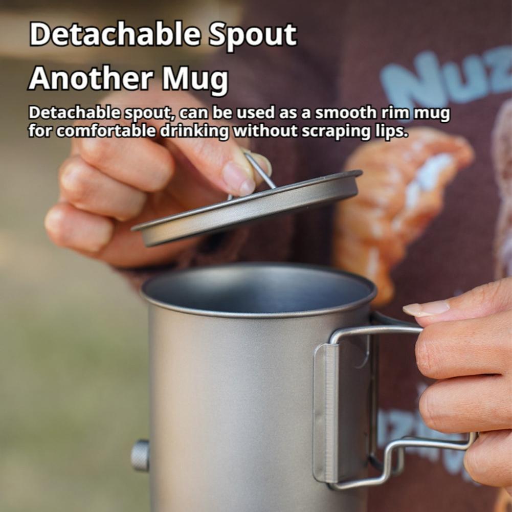 Cafetera de titanio ligera de  - Camping Cooking Lightweight reseña y precio