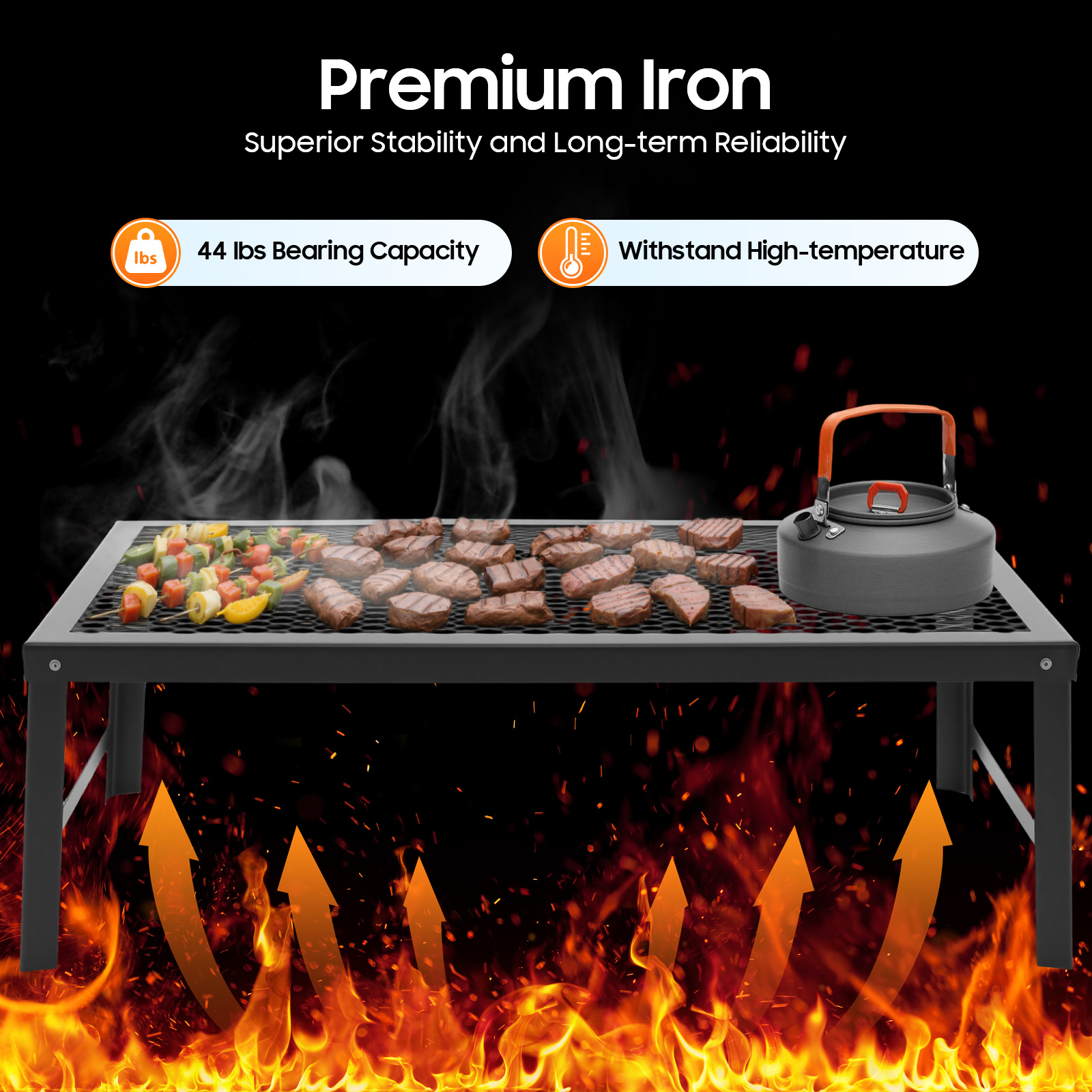 Parrilla para Fogata, Set de B - Camping Cooking Set Compact reseña y precio