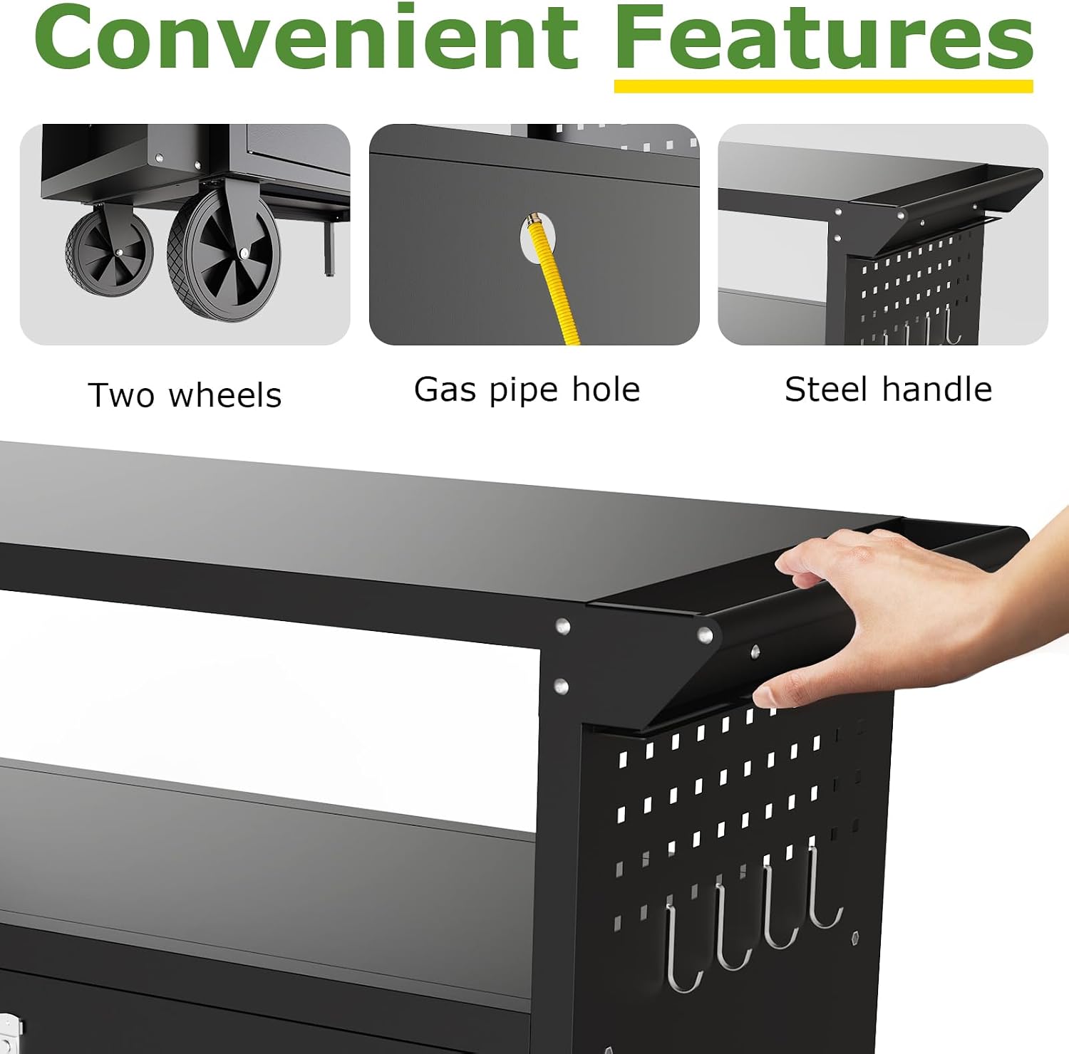 Carrito de parrilla para exter - Camping Cooking Area reseña y precio