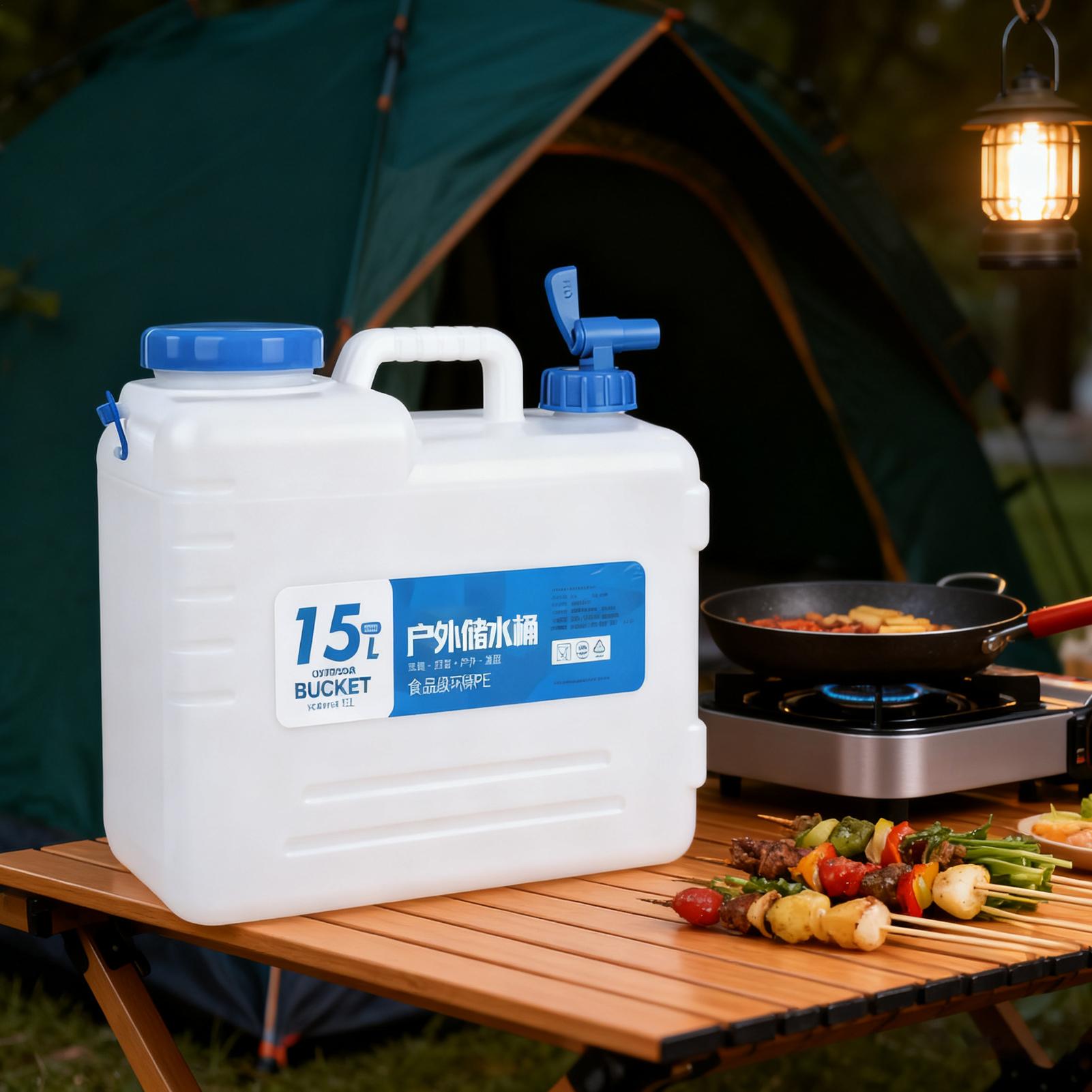 Cubo de agua potable de 15L, p - Camping Cooking And Drinking reseña y precio