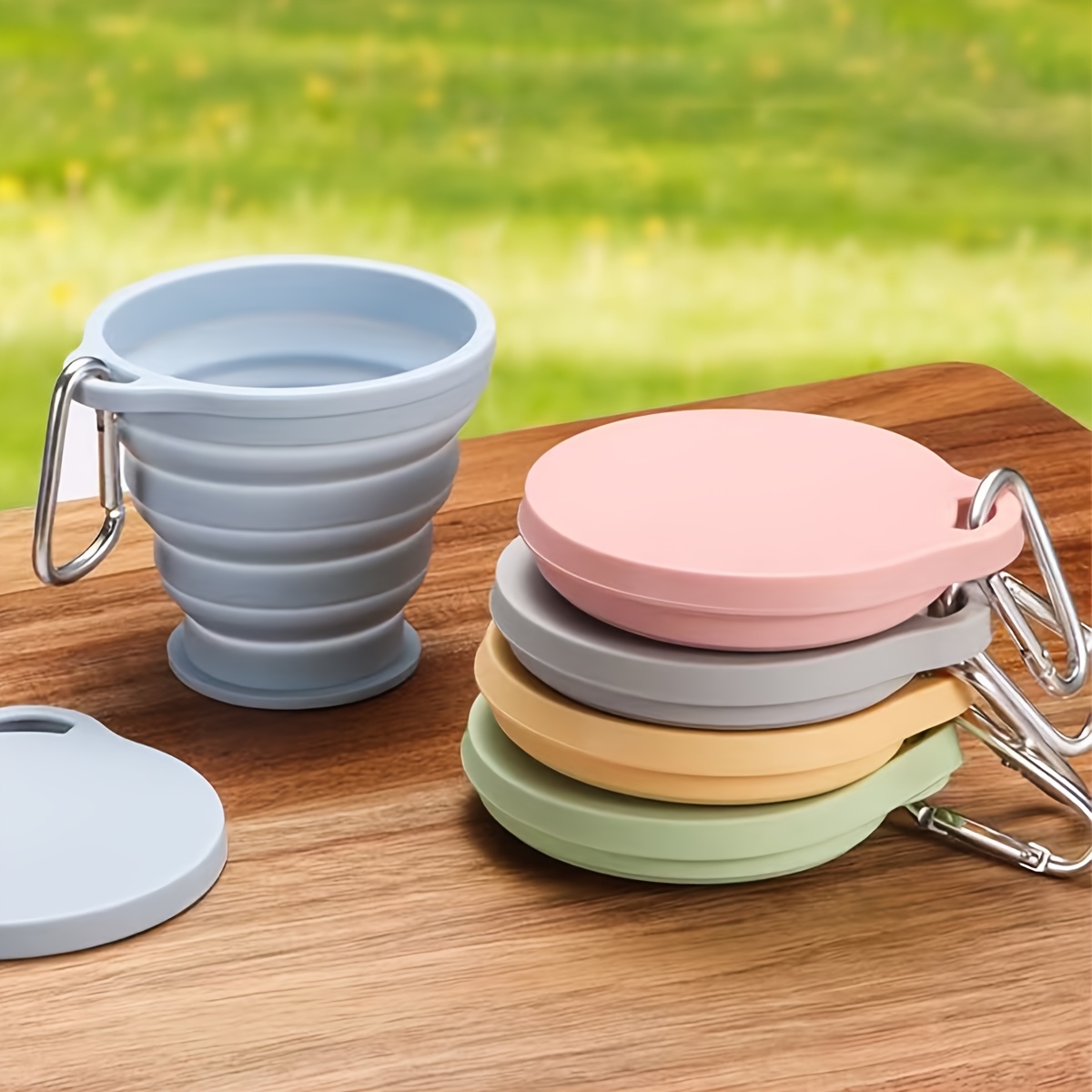 Taza plegable de silicona de g - Camping Cooking Food reseña y precio