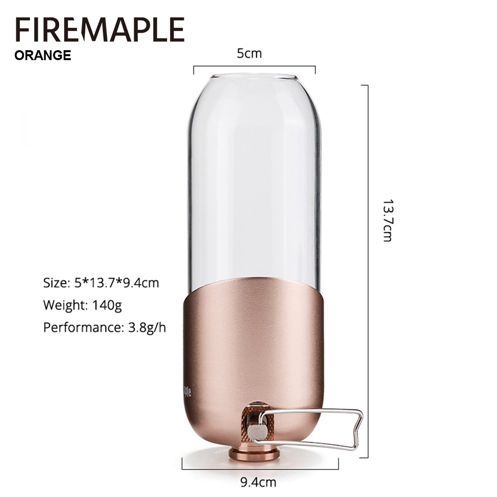 Linterna de Gas naranja de arc - Camping Cooking Drawer reseña y precio