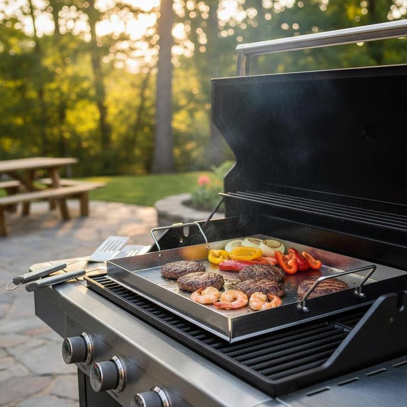 Plancha universal de superfici - Camping Cooking Books reseña y precio