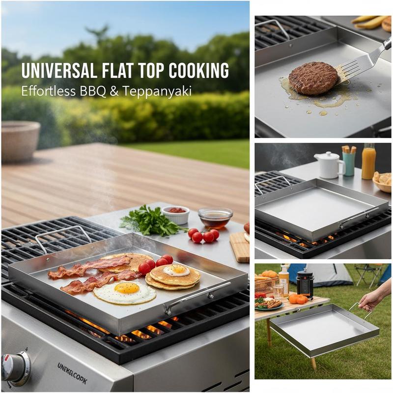 Plancha universal de superfici - Camping Cooking Books reseña y precio