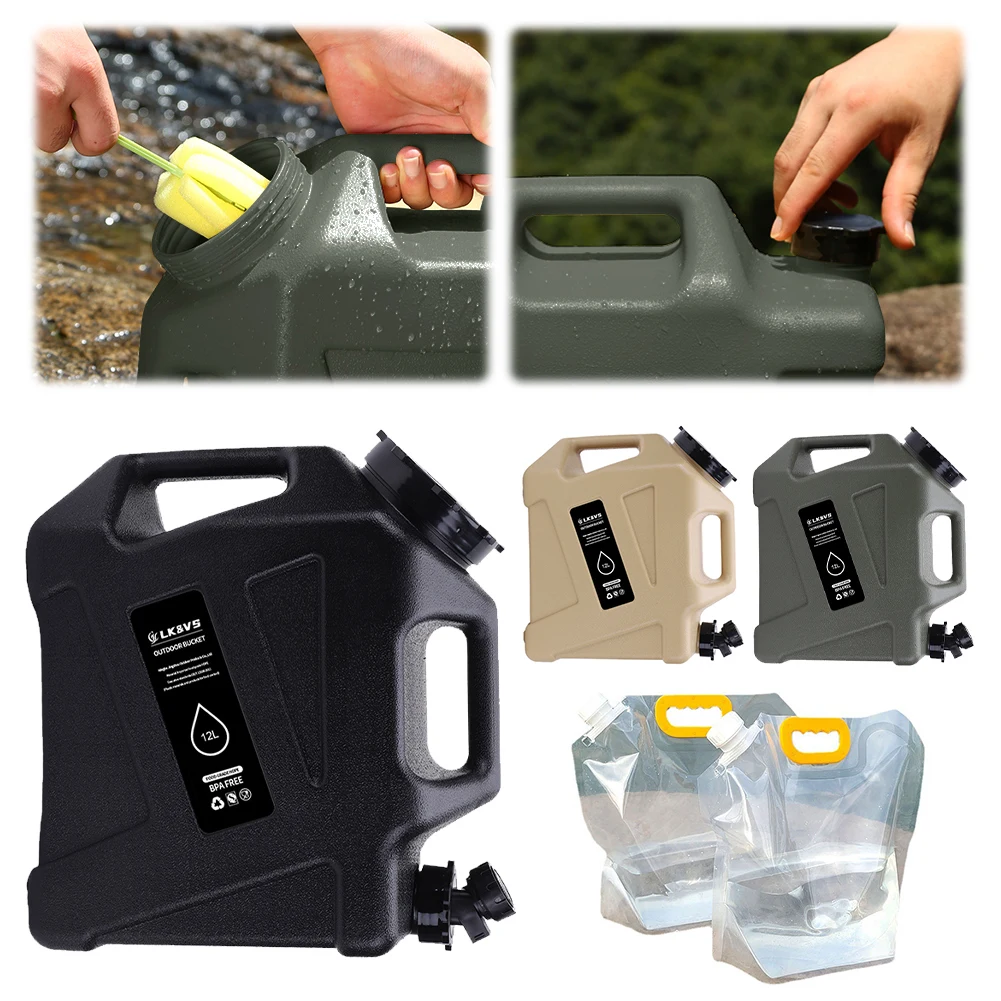 Cubo de agua de 11/12/18,5l, c - Camping Cooking And Drinking reseña y precio