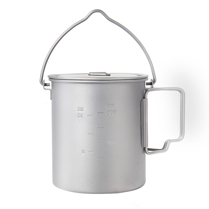 Olla de titanio para Picnic al - Camping Cooking Lightweight reseña y precio