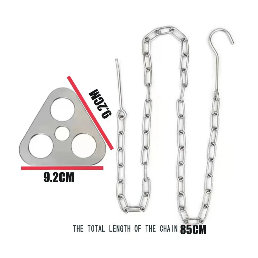 Trípode portátil de acero inox - Camping Cooking Multi Tool reseña y precio