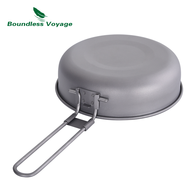 Sartén de titanio ultraligera  - Camping Outdoor Cooking Table reseña y precio