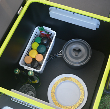 Caja de almacenamiento plegabl - Camping Cooking Multi Tool reseña y precio