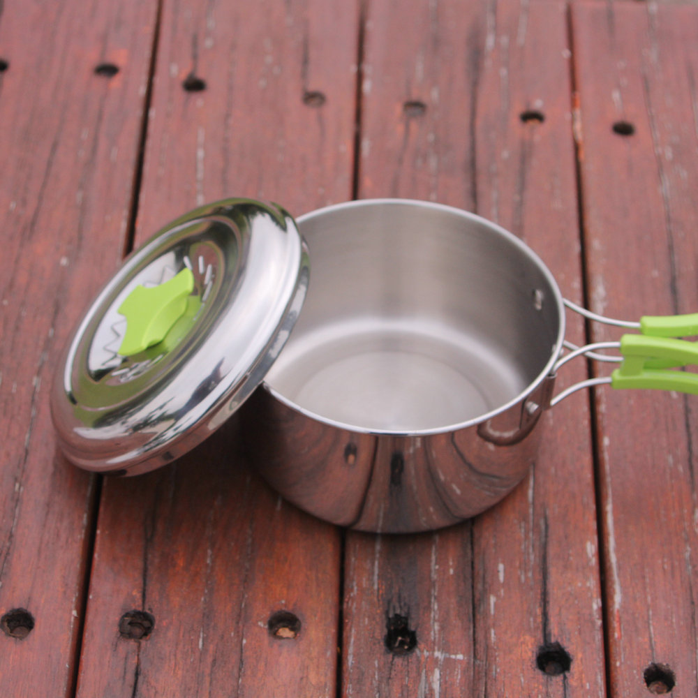 Olla de Camping ligera de acer - Camping Cooking Lightweight reseña y precio