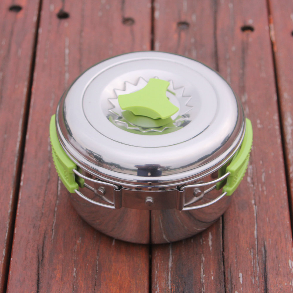 Olla de Camping ligera de acer - Camping Cooking Lightweight reseña y precio