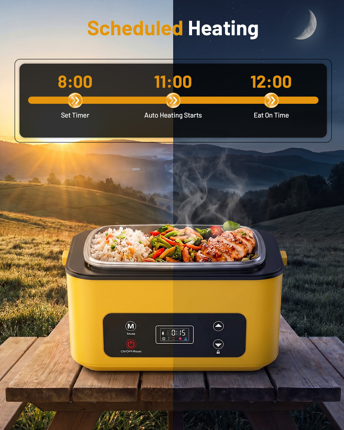 TaskStar Lonchera Portátil con - Camping Cooking Food reseña y precio