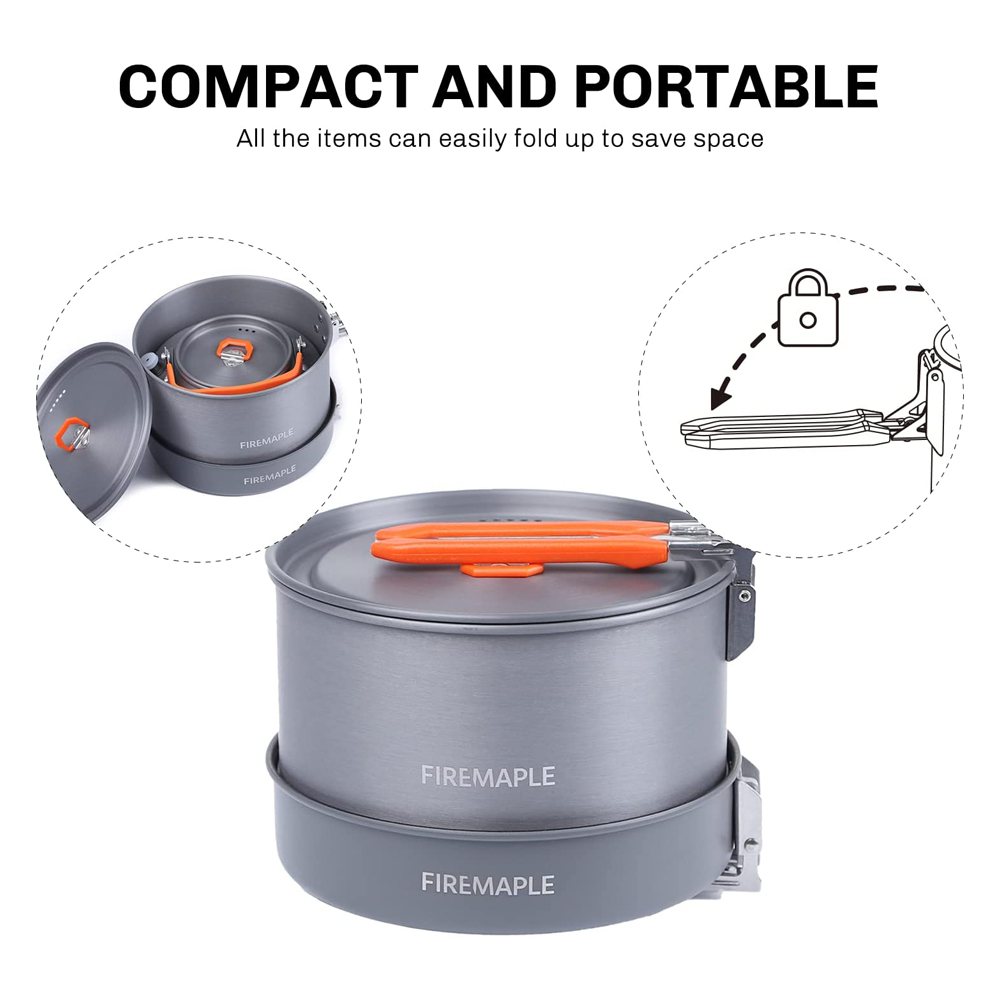 Fire Maple utensilios Camping  - Camping Cooking Kettle reseña y precio
