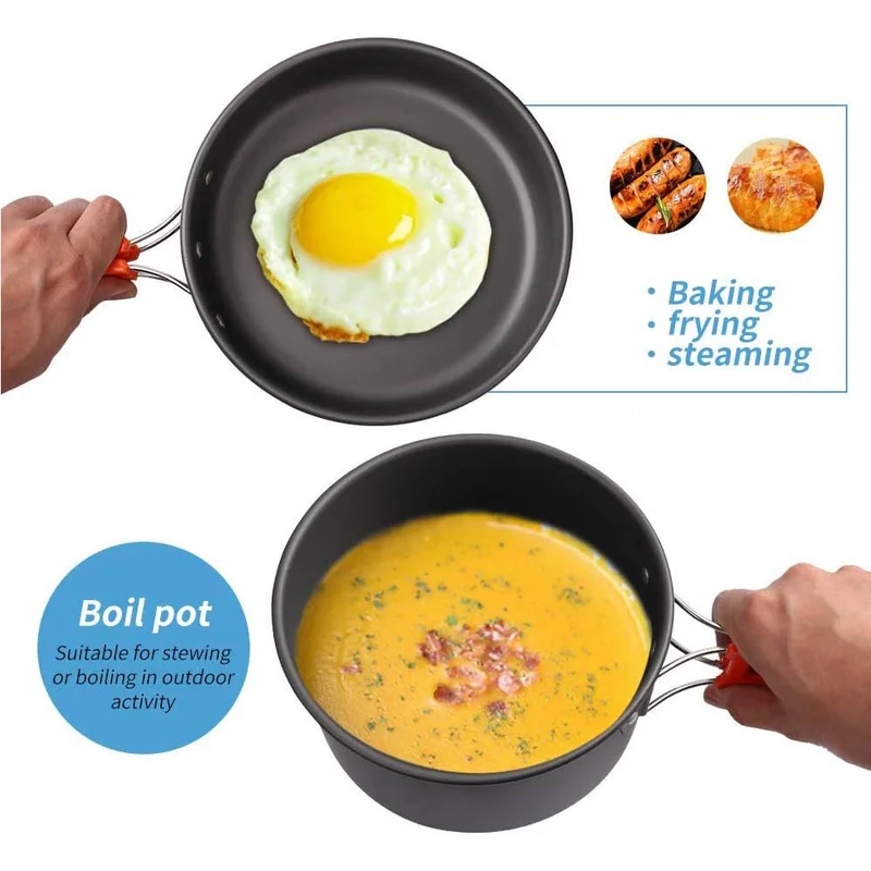 Juego de cocina para acampar,  - Camping Cooking Kettle reseña y precio