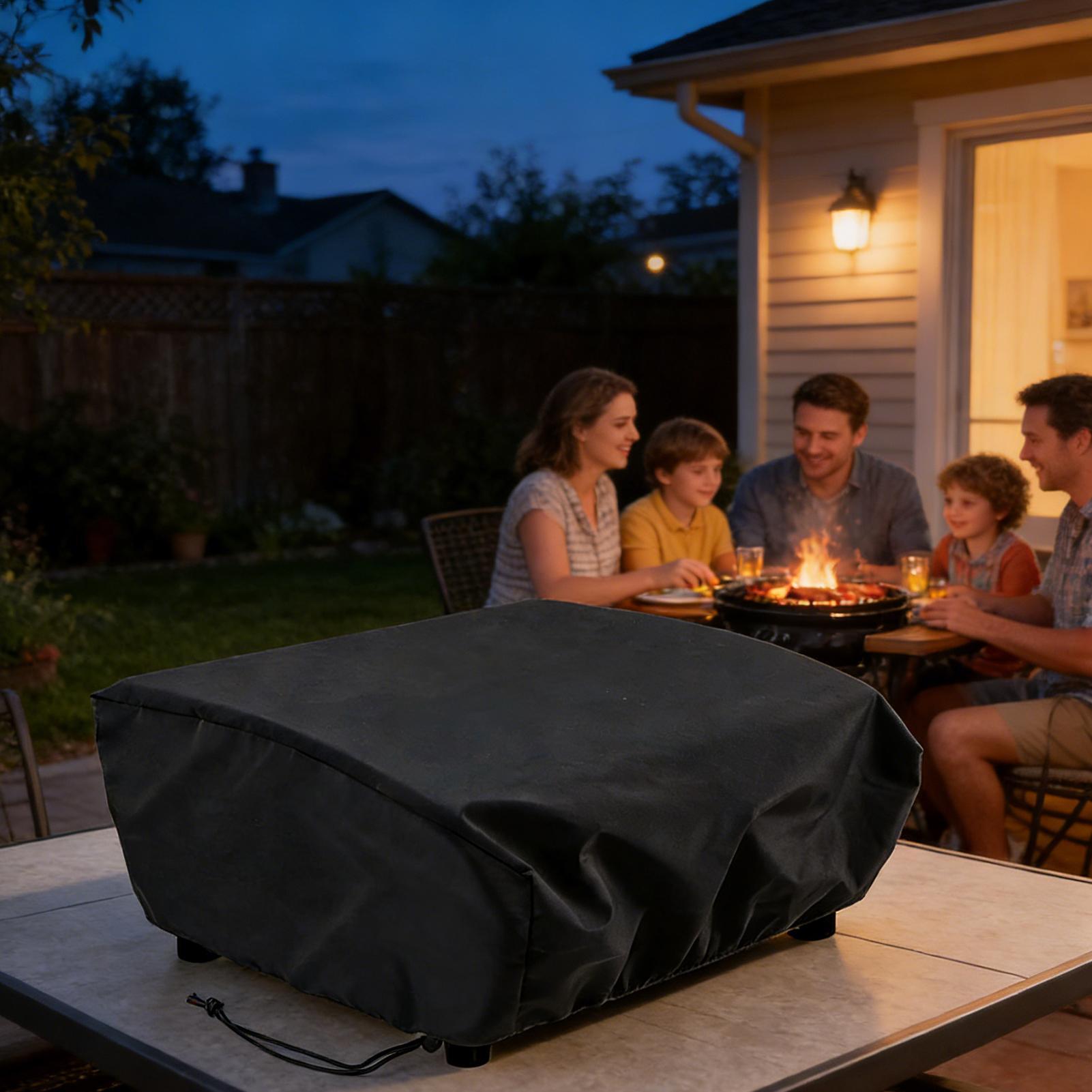 Cubierta para parrilla resiste - Camping Outdoor Cooking Table reseña y precio